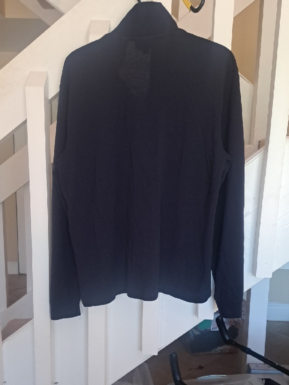 Lacoste Navy Long Sleeve Classic Fit Polo W/ Logo. SzL LNWOT - Picture 4 of 4